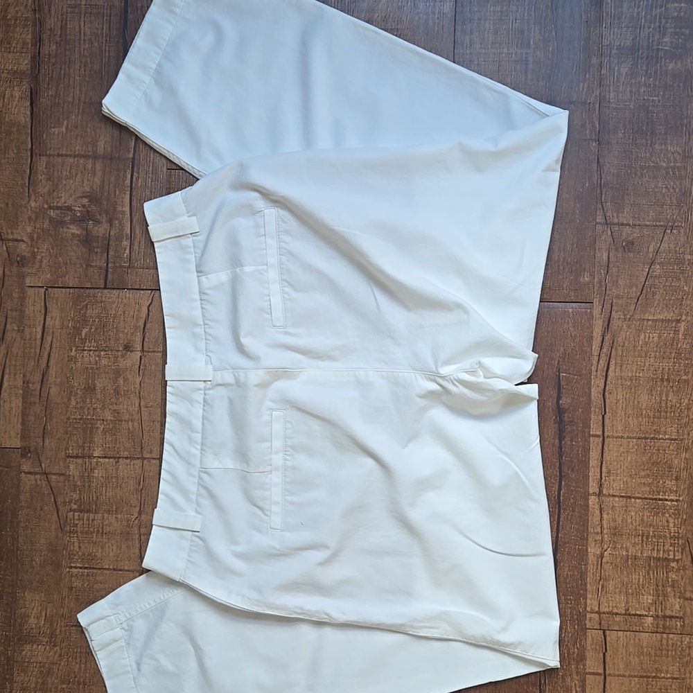 Vince Mid-Rise Chino Pants – Size 8 100% Cotton Cropped Twill Classic Minimalist - Picture 8 of 10